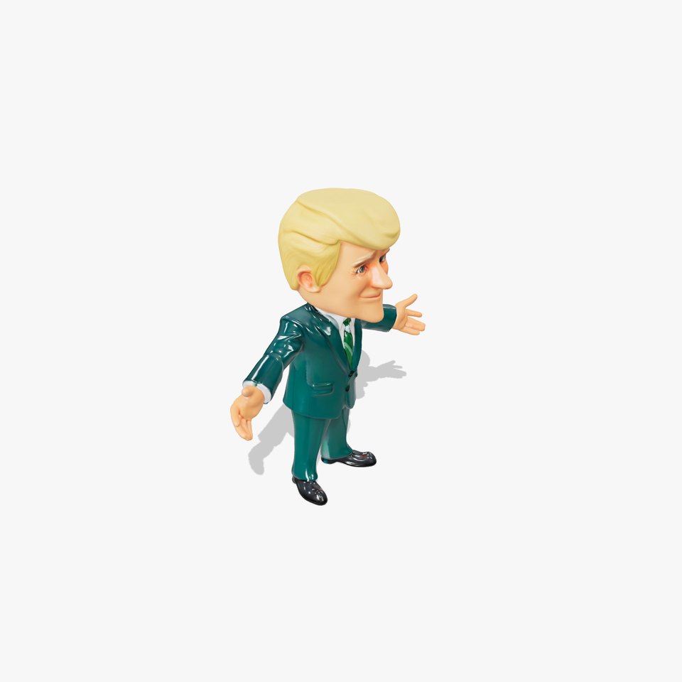 Stylish Businessman Character Rigged and Animated